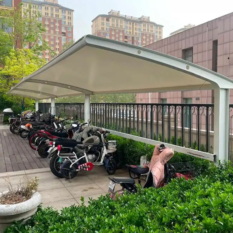 资中县膜结构电动车棚